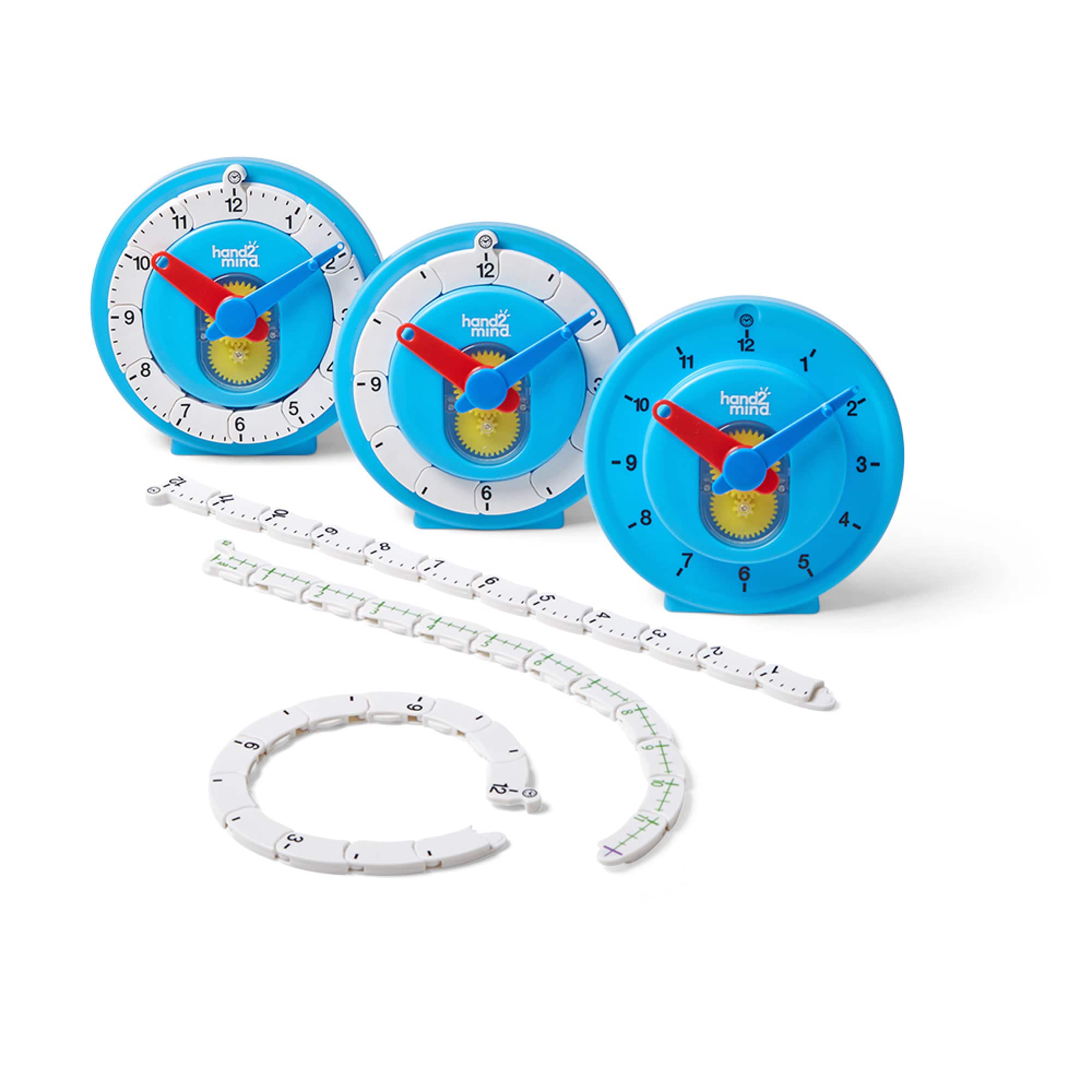 hand2mind® Advanced NumberLine Clock®, 6ct.